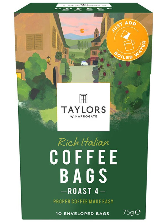 Taylors of Harrogate 義式風情浸泡式咖啡包 (10包獨立包裝)