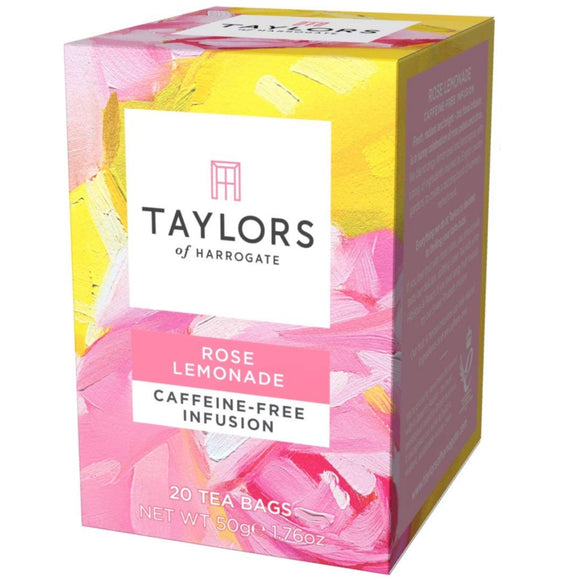 Taylors 玫瑰檸檬花果茶,無咖啡因 (20包獨立包裝)