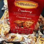 加拿大 THINaddictives 紅莓杏仁薄脆餅乾 (30包裝)