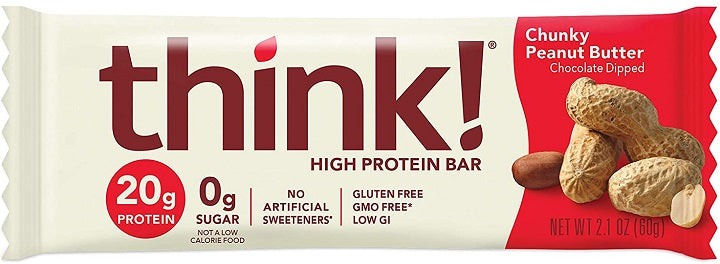 Think! High Protein Bar (Chunky Peanut Butter) 5 Bars