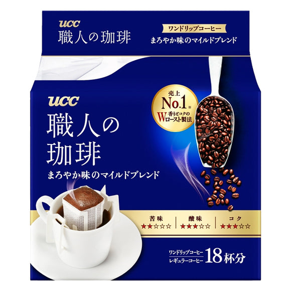 日本 UCC職人 滴漏式掛耳咖啡包 (溫醇滋味) 16杯份