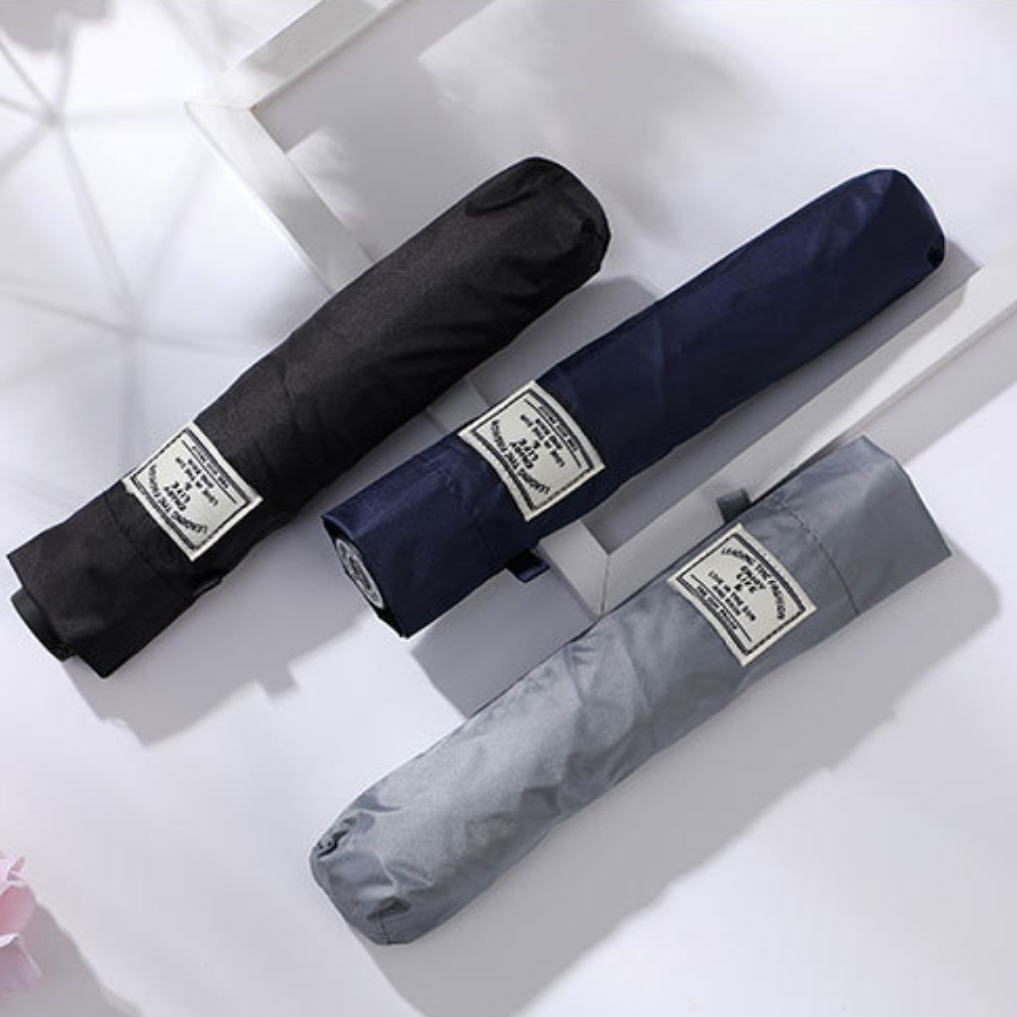 超輕120g UV零透光防反摺疊晴雨傘,不沾水布