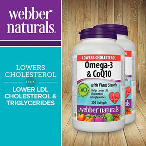 Webber Naturals Omega 3 & CoQ10 (200粒裝)