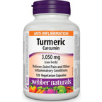 Webber Naturals 薑黃薑黃素 (120粒素食膠囊)