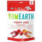 Yum Earth 有機無麩質棒棒糖-雜錦水果 (50枝裝)