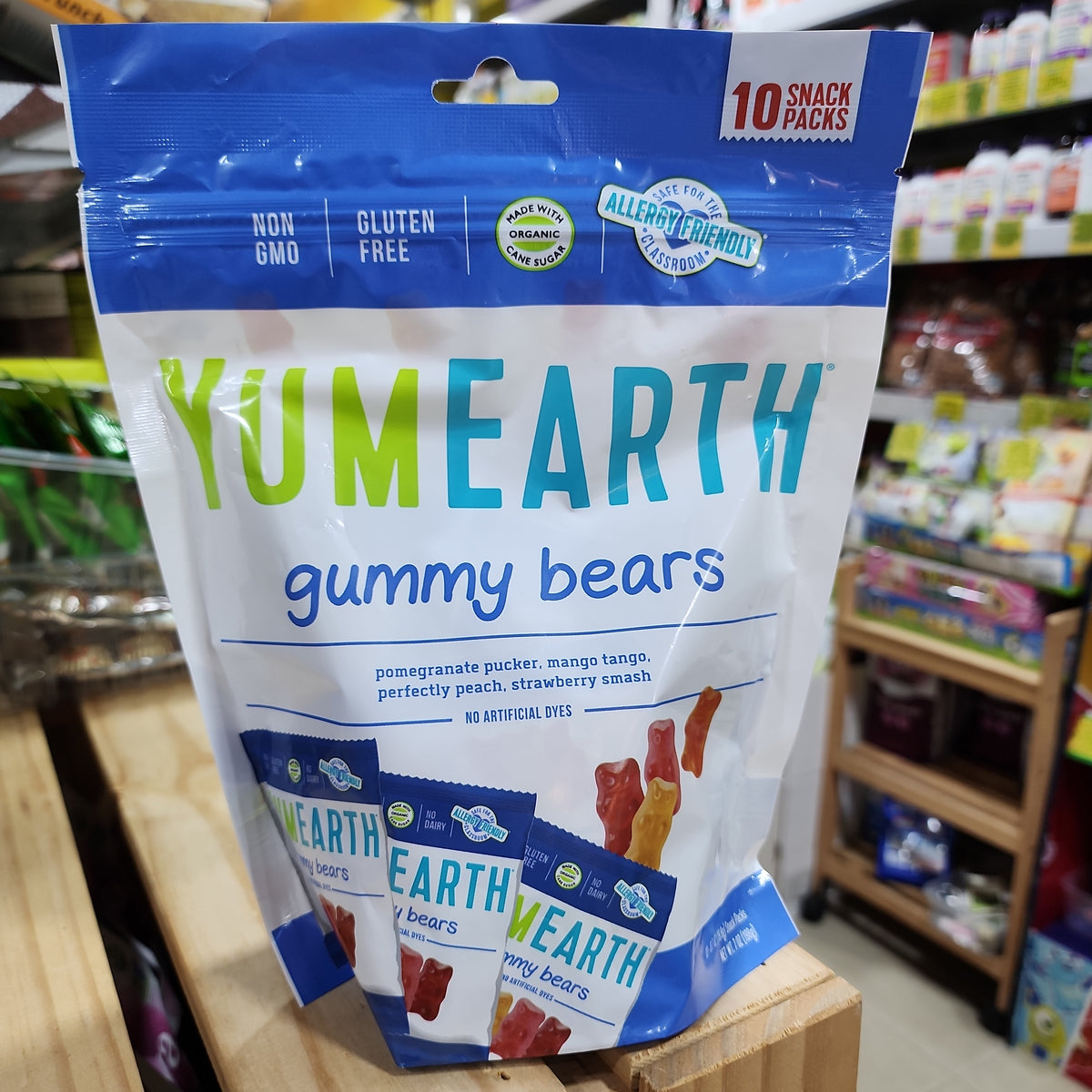 YumEarth 有機無麩質熊仔軟糖10包｜Organic Gummy Bears｜水果味軟糖